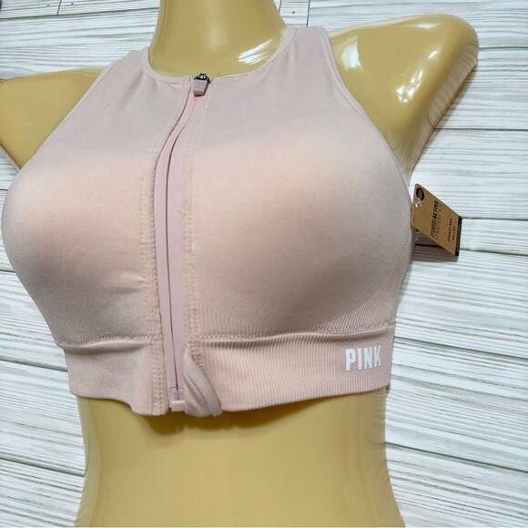 VICTORIA’S SECRET PINK ACTIVE HIGH IMPACT SEAMLESS LIGHTLY LINED SPORTS BRA XS - Picture 1 of 11